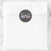 Sticker Rond Swallows (Sac)