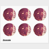 Sticker Rond Swami Visions (Feuille)