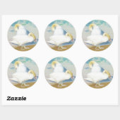 STICKER ROND SWANS (Feuille)