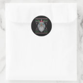 Sticker Rond Sweaters de Noël moches 1 (Sac)