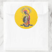 Sticker Rond Sweatshirt Citation Jugurtha (Sac)