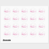 Sticker Rond Sweet 16 (Feuille)