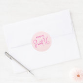 Sticker Rond Sweet 16 (Enveloppe)