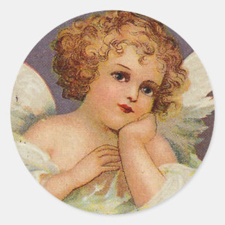 Sticker Rond Sweet Angel