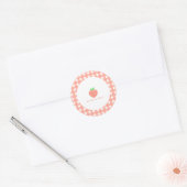 Sticker Rond Sweet as a Peach Birthday (Enveloppe)