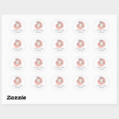 Sticker Rond Sweet Cake Bakery Cake & Dessert Logo (Feuille)