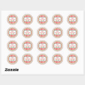 Sticker Rond Sweet Candy Circus (Feuille)