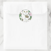 Sticker Rond Sweet Cherry Blossom Neko (Sac)