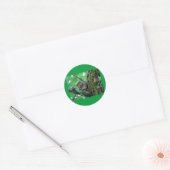 Sticker Rond Sweet Chipmunk dans un arbre Vêtements et cadeaux (Enveloppe)