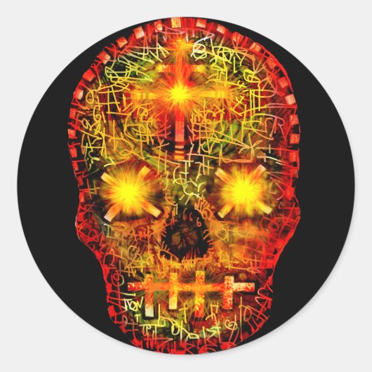 Sticker Rond Sweet Death (Devant)