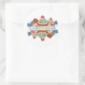 Sticker Rond Sweet dessert Kitchen (Sac)