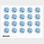 Sticker Rond Sweet Dreams (Feuille)