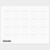 Sticker Rond Sweet Dreams (Feuille)