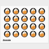 Sticker Rond Sweet Halloween (Feuille)