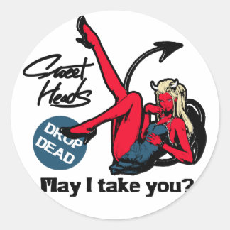 STICKER ROND SWEET HEADS #HG