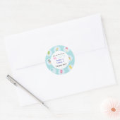 Sticker Rond Sweet Ice Cream Birthday (Enveloppe)