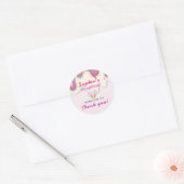 Sticker Rond Sweet Ice Cream Birthday (Enveloppe)