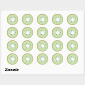 Sticker Rond Sweet Kiwi (Feuille)
