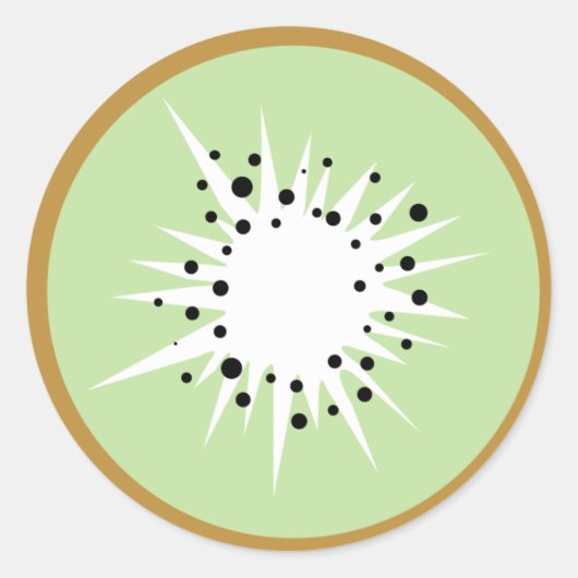 Sticker Rond Sweet Kiwi (Devant)