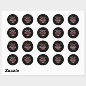 Sticker Rond Sweet Old Lady Plus Comme Ttle Testé Warrior Queen (Feuille)