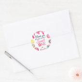 Sticker Rond Sweet One 1er anniversaire (Enveloppe)