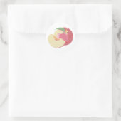 Sticker Rond Sweet Peaches (Sac)