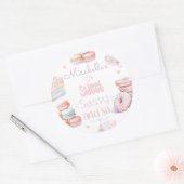 Sticker Rond Sweet sassy et six pastel (Enveloppe)