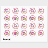 Sticker Rond Sweet Shoppe (Feuille)