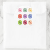Sticker Rond SweetTweet Birds (Sac)