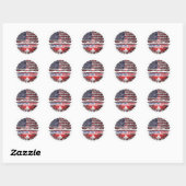 Sticker Rond Switzerland Swiss (Feuille)