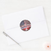 Sticker Rond Switzerland Swiss (Enveloppe)