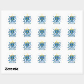 Sticker Rond sydney, Australie (Feuille)