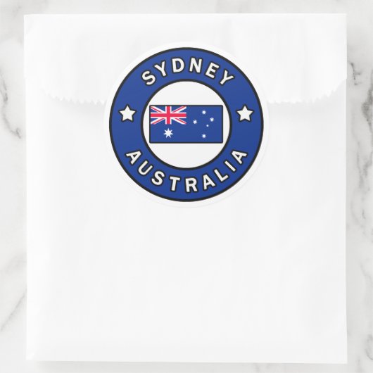 Sticker Rond Sydney Australie (Sac)