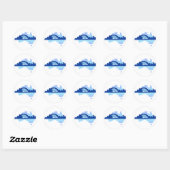 Sticker Rond Sydney Australie 3 (Feuille)