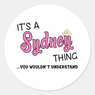 Sticker Rond Sydney, ce que vous ne comprendriez pas