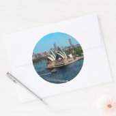 Sticker Rond Sydney - OPÉRA HOUSE - panorama (Enveloppe)