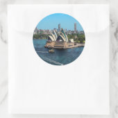 Sticker Rond Sydney - OPÉRA HOUSE - panorama (Sac)
