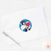 Sticker Rond Sylvester Jr. | Pose classique (Enveloppe)