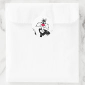 Sticker Rond SYLVESTER™ Nez Rouge (Sac)