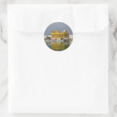 Sticker Rond Symbole/Art sikh (Sac)