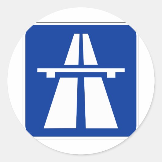 Sticker Rond SYMBOLE AUTOCHTONE Allemand (Devant)