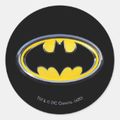 Sticker Rond Symbole Batman | Logo classique (Devant)
