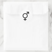 Sticker Rond Symbole bigenre (Sac)
