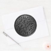 Sticker Rond Symbole celtique 2 Sticker, 3 pouces (feuille de 6 (Enveloppe)
