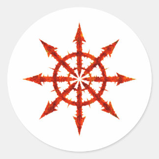 STICKER ROND SYMBOLE CHAOS