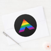 STICKER ROND SYMBOLE D'ALLIÉ DROIT (Enveloppe)