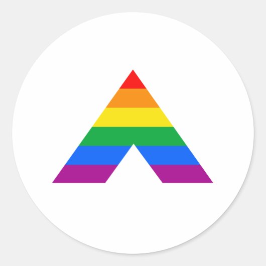 Sticker Rond Symbole d'allié straight (Devant)