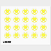 Sticker Rond Symbole d'Astarte Ishtar (Feuille)