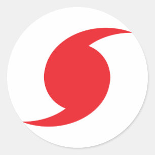 Sticker Rond Symbole de Hunnicane