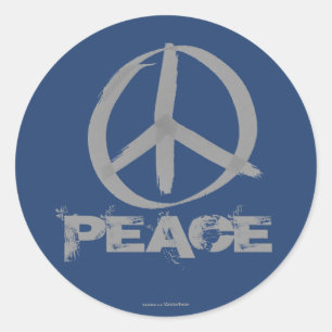 Sticker Rond Symbole de la paix